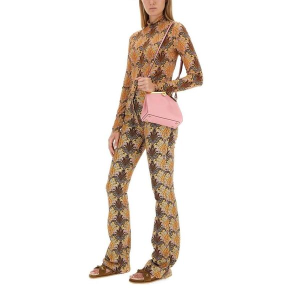 ETRO Paisley Print Flared Pants Women MULTICOLOUR